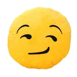 Asquint Smiley Cushion looking with Side Eyes